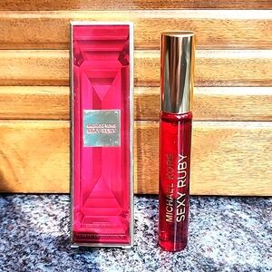 NIB Women's Michael Kors Sexy Ruby EDP Rollerball .34oz